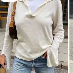 Djerf Avenue getaway top in cream